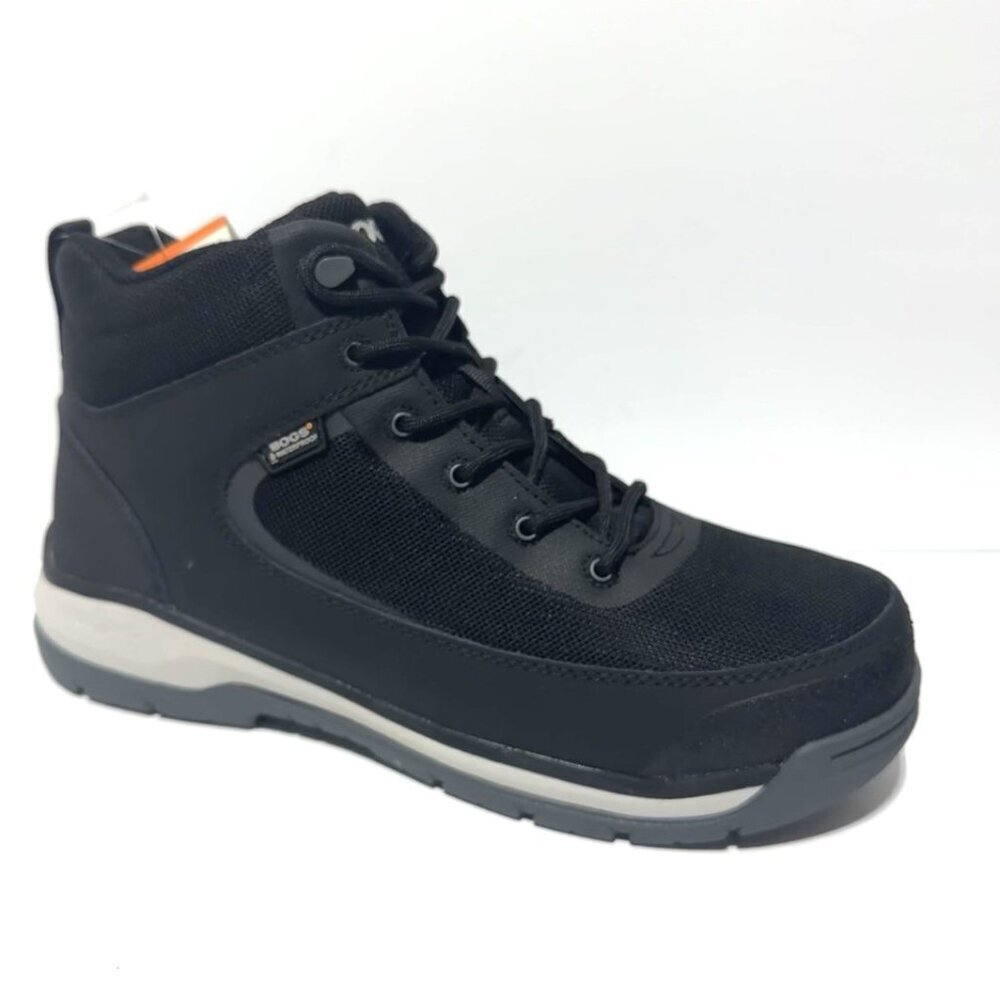 Bogs Womens Shale Mid Waterproof Boots Black Size 10.5 M
